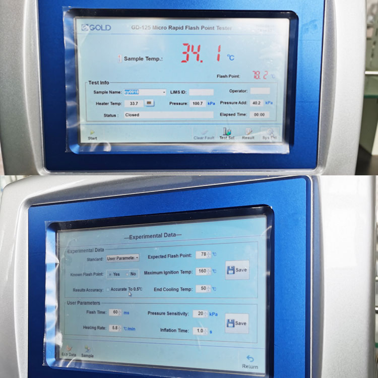 ASTM D6450 / D7094 Micro Micro Cup Flash Point Tester