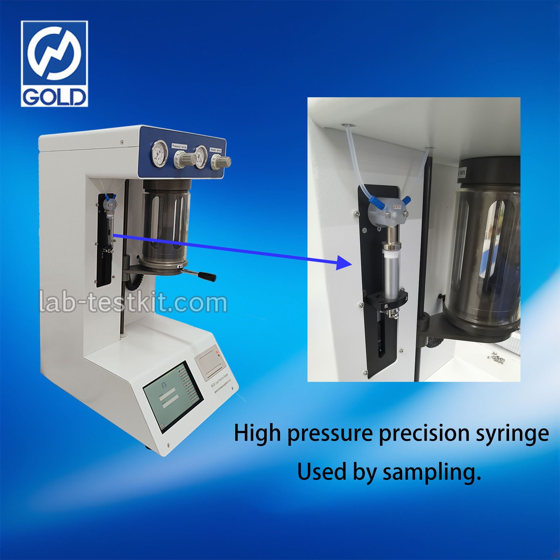 كاشف جسيمات أداة اختبار الزيت الهيدروليكي