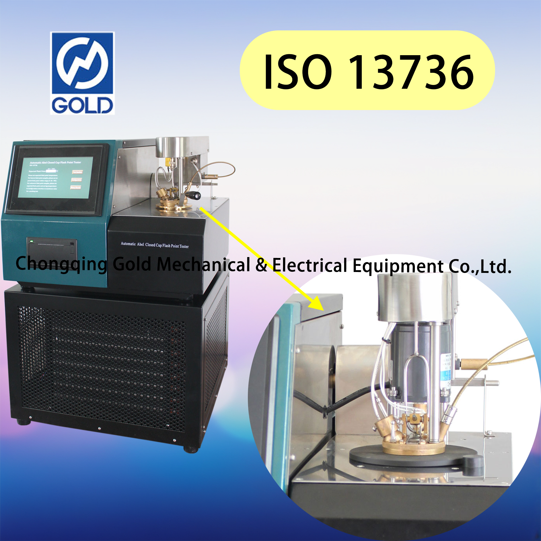 Auto Abel مغلق Cup Flash Point Tester-4