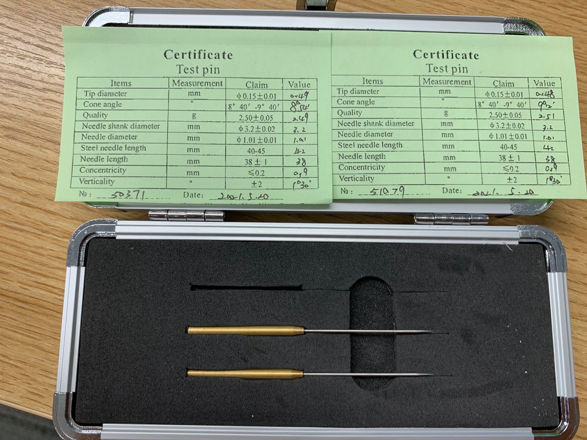 إبرة الاختراق ASTM D5