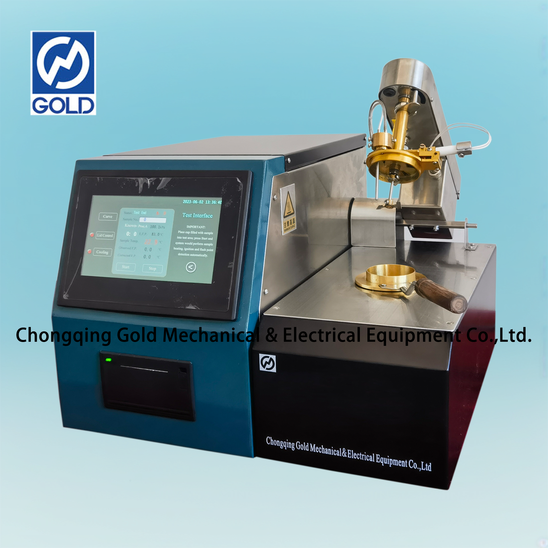 اختبار نقطة الوميض المغلقة الأوتوماتيكية ASTM D56 (طريقة الكوب المغلق بالعلامة)