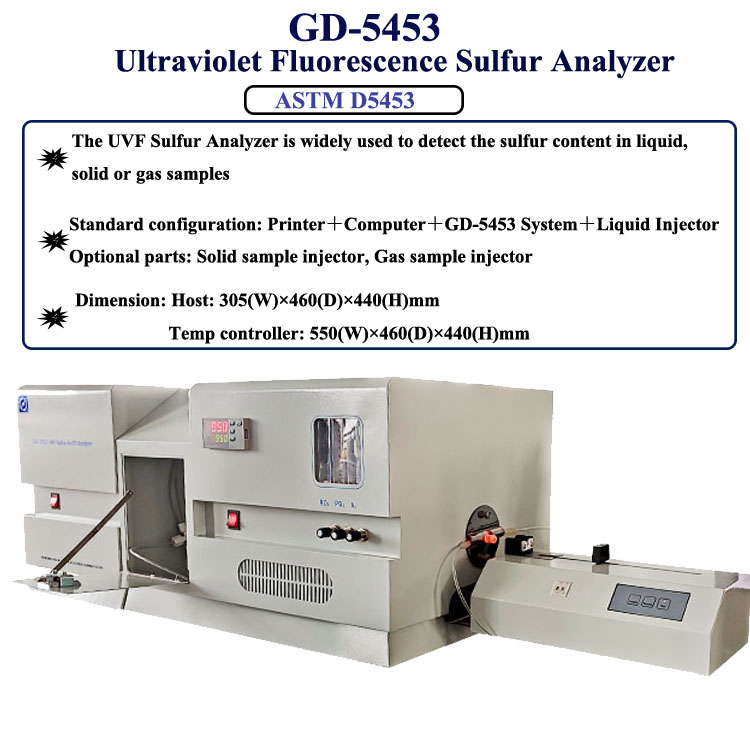 UVF UVF Ultraviolet Fluorescence Oil sulfur tester