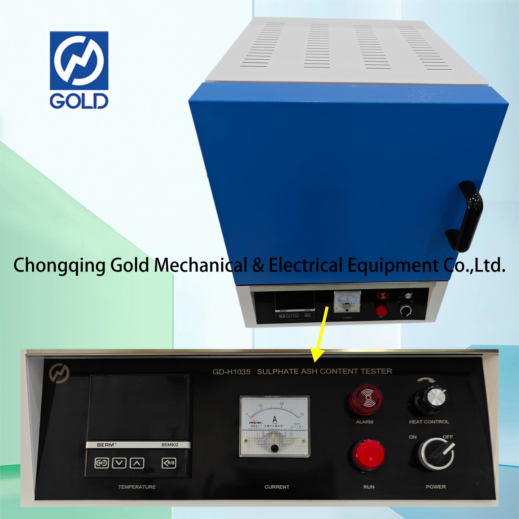 جهاز اختبار محتوى رماد الكبريتات-4