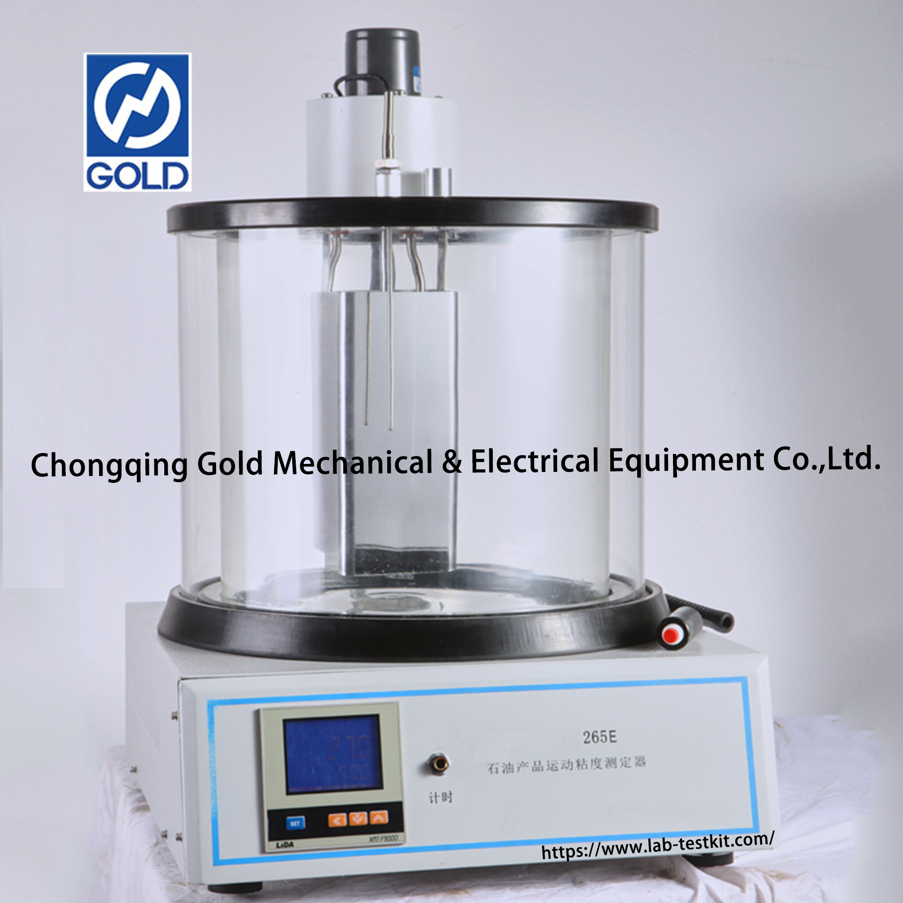 جهاز اختبار اللزوجة الحركية للأسفلت بالطريقة الشعرية