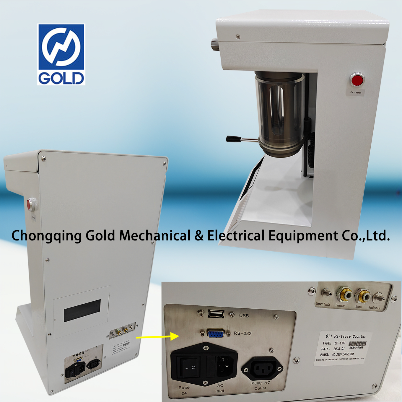 عداد جزيئات الزيت-+3