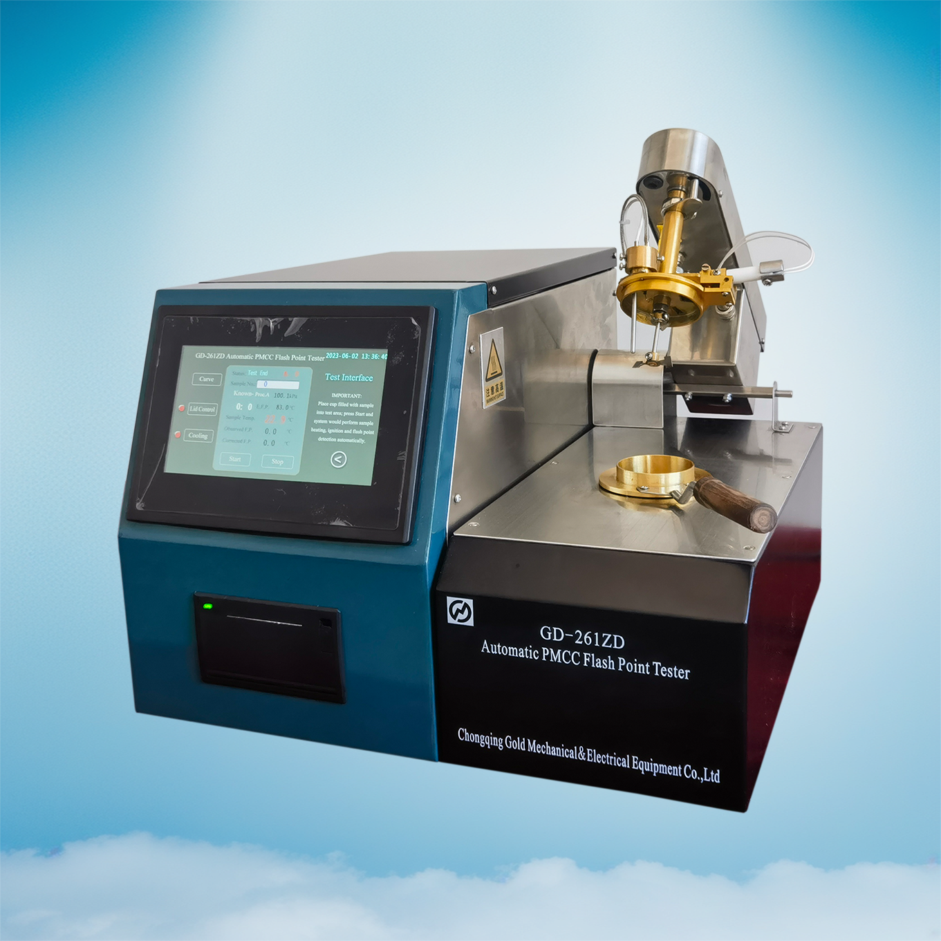 اختبار نقطة فلاش كوب مغلق (بدون غاز)