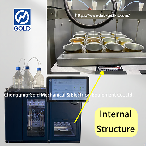 زيت الثقيل التلقائي والزيوت المتبقية محلل مكونات سارة-4