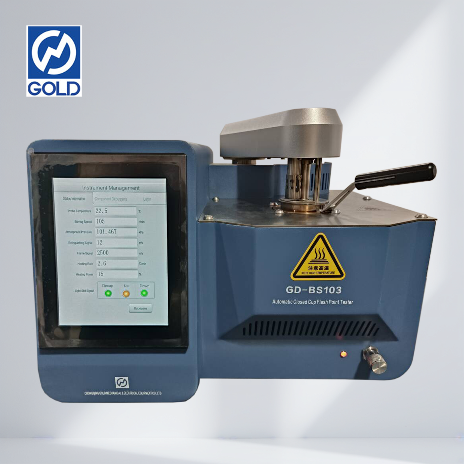 جهاز اختبار نقطة الوميض بالكوب المغلق+-