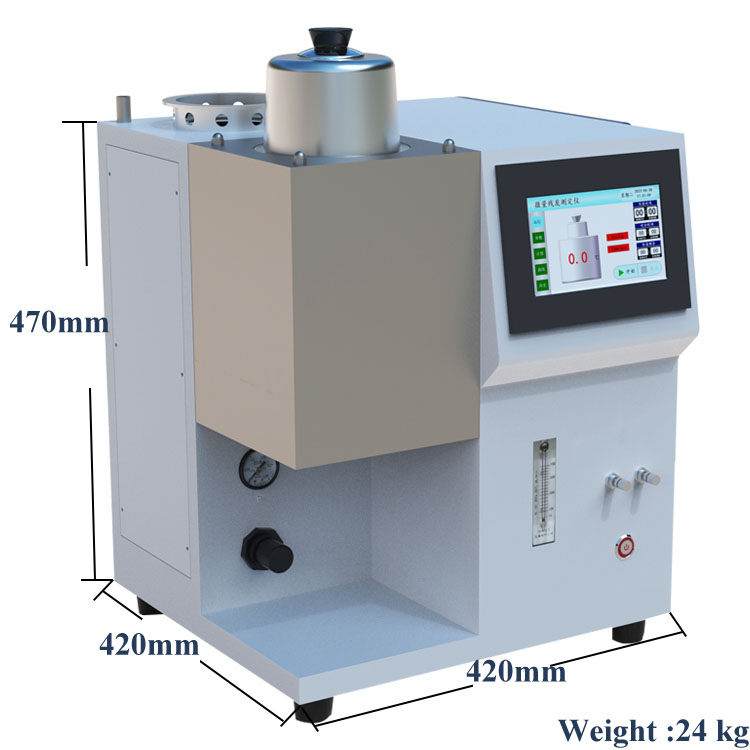 جهاز اختبار بقايا الكربون ASTM D4530 (MCRT) بالطريقة الصغيرة ذات الأسعار التنافسية