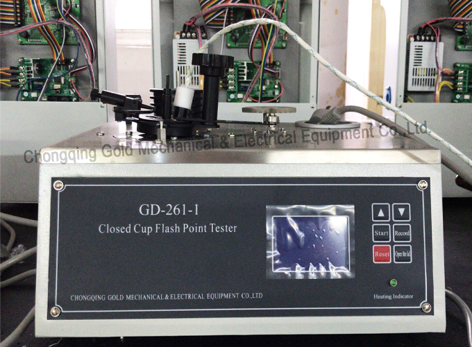 GD-261-1 شاشة شاشة LCD Semi Semi Pensky Martens معدات اختبار فلاش نقطة فلاش