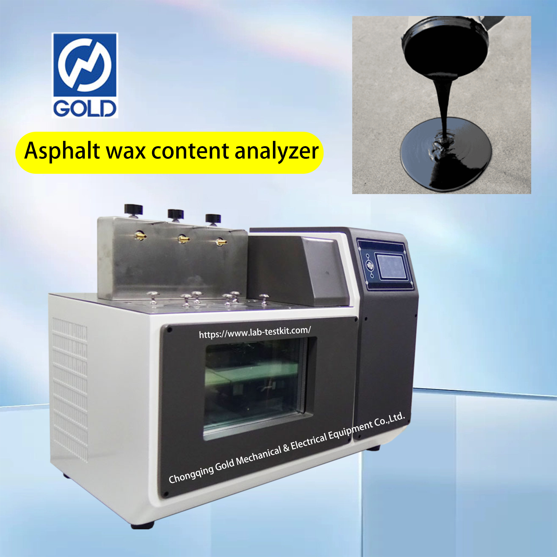 آلة اختبار محتوى البارافين الإسفلت-4